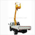 500kgs hydraulic telescopic Boom small lifting truck crane with Basket for car trailer lift